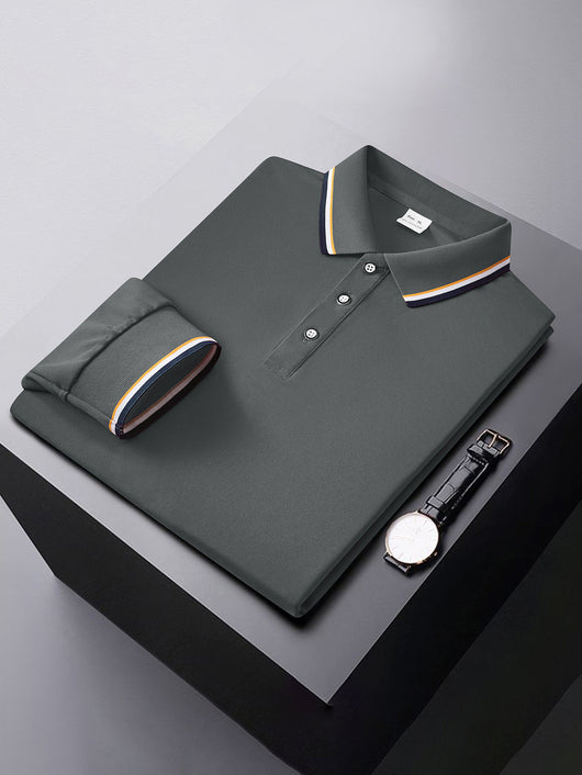 Polo Jacquard Casual para Hombre - Secado Rápido y Transpirable - Image 14