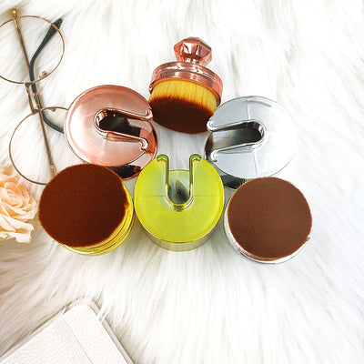 Brocha de Maquillaje con Cierre Push-Pull Práctico - Image 11