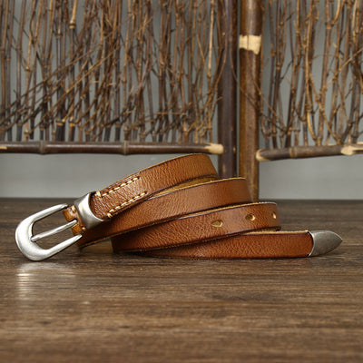 Cinturón de Cuero Retro Versátil 18cm - Estilo Clásico Personalizado - Image 6