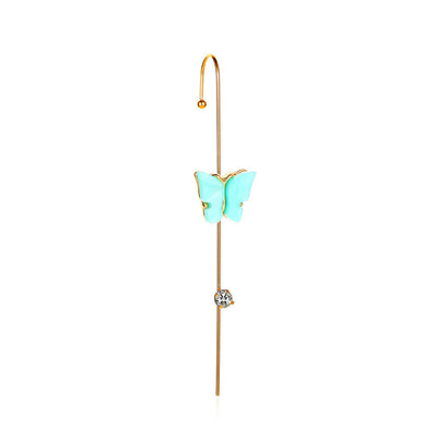 Aretes Mariposa Acrílicos Multicolores para Mujer - Image 37