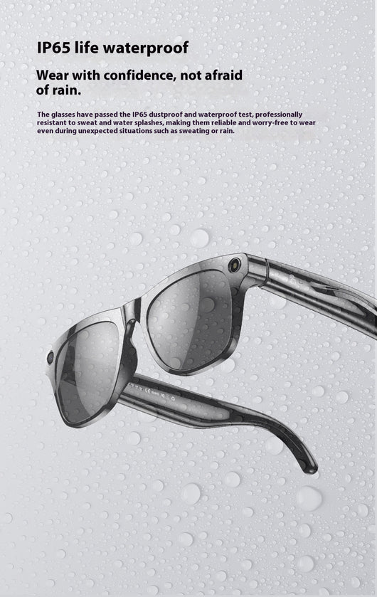 Gafas Inteligentes con Cámara, Traductor IA y Bluetooth - Image 8