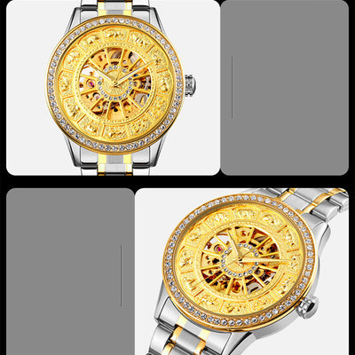 Reloj Mecánico Automático de Cuero para Hombre - Elegancia Empresarial - Image 18