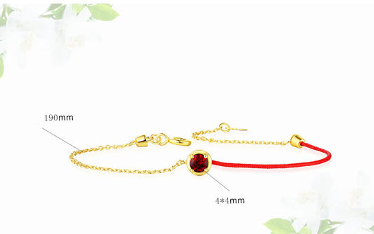 Pulsera de Hilo Rojo para Mujer - Diseño Elegante y Moderno - Image 2