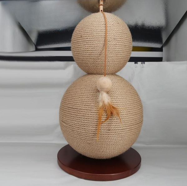 Árbol Rascador Felino con Forma de Pera - Sisal Resistente