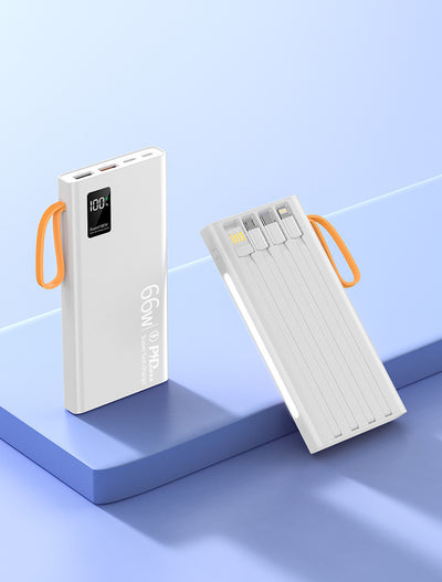 Banco de Energía 20000mAh Carga Ultra Rápida 66W con 3 Cables Incluidos - Image 13