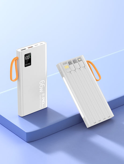 Banco de Energía 20000mAh Carga Ultra Rápida 66W con 3 Cables Incluidos - Image 13