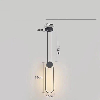 Lámpara Colgante LED Geométrica para Cafés y Bares - Image 12