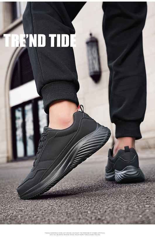 Zapatillas de Running Casual Otoño Negro con Suela Suave - Image 12