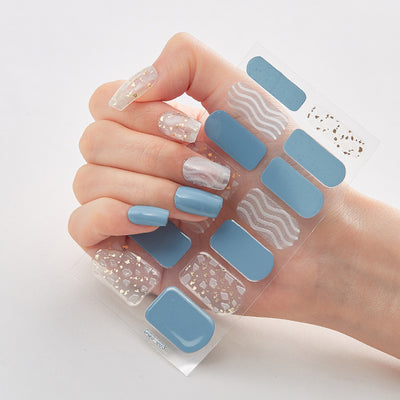 Uñas Adhesivas 3D con Efecto Láser y Bronceado - Diseño Premium - Image 30