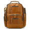 Mochila de Cuero Retro para Hombre - Gran Capacidad y Múltiples Bolsillos