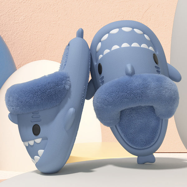 Pantuflas Tiburón Invierno Desmontables - Cálidas y Acogedoras para Casa