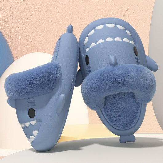 Pantuflas Tiburón Invierno Desmontables - Cálidas y Acogedoras para Casa - Image 2