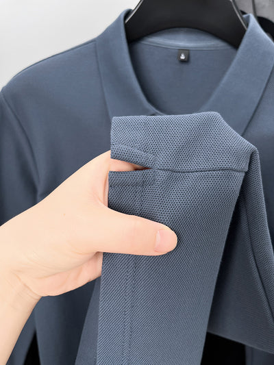 Camisa Polo Ejecutiva Manga Larga con Solapa - Image 31