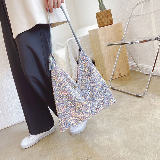 Bolso de Hombro Lentejuelas Brillante - Cartera Versátil Tendencia Influencers - Image 4
