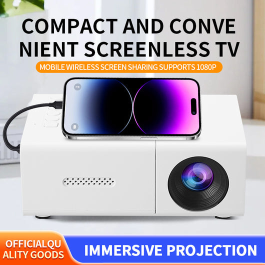 Proyector Portátil Compacto para el Hogar