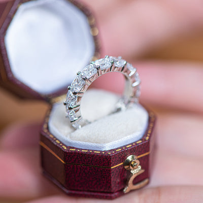 Anillo de Plata 925 con Piedra Redonda 3mm - Diseño Lujo Circón Completo para Mujer - Image 13