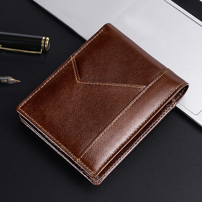 Cartera de Cuero Retro Antirrobo con Protección RFID para Hombre - Image 6