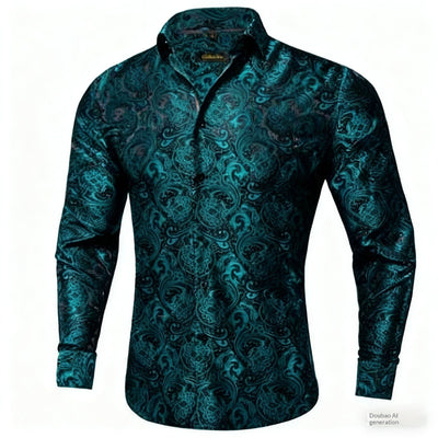 Camisa Casual Deportiva Holgada con Solapa para Hombre - Image 31