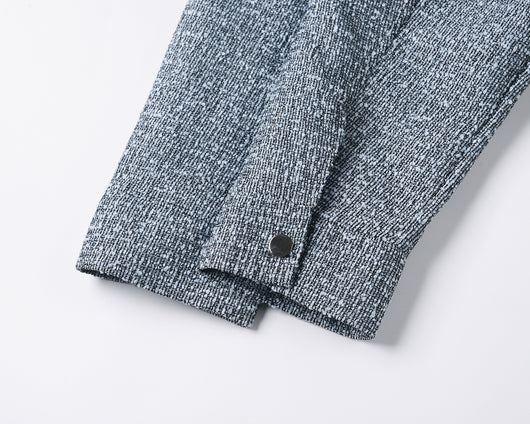 Chaqueta Suelta de Tweed Tejido para Pareja - Casual Hombre - Image 14