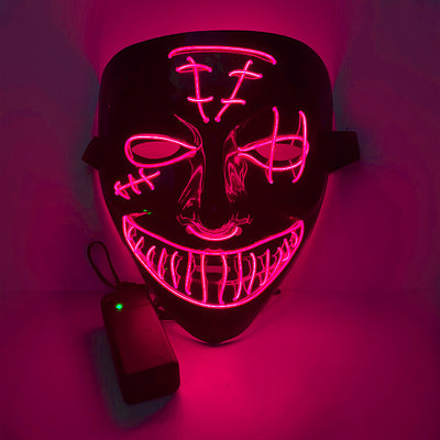 Máscara Halloween con Luz LED Fría Luminosa - Image 16