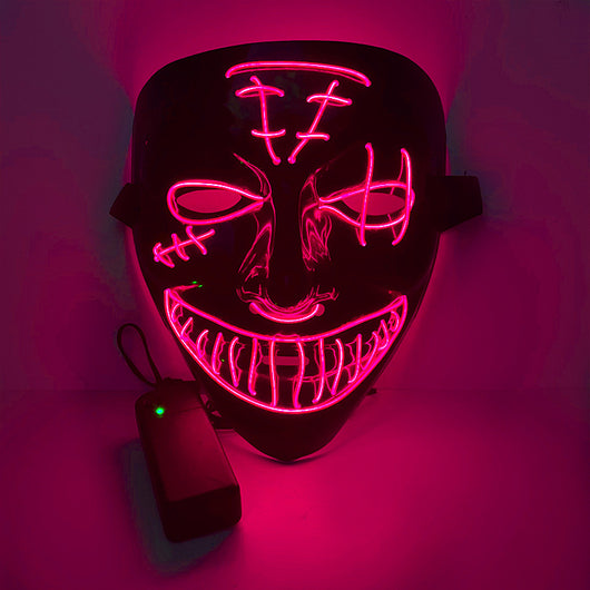 Máscara Halloween con Luz LED Fría Luminosa - Image 16
