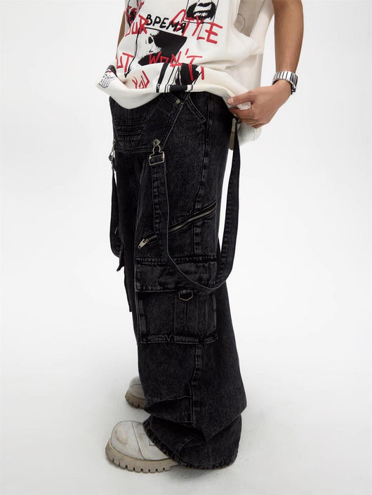 Pantalones Vaqueros Estilo Vintage Americano con Costuras de Diseño - Image 16