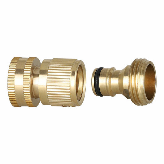 Juego de Conexiones Rápidas de Latón 3/4" para Tuberías de Agua - Image 3