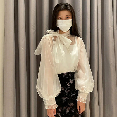 Moño Transparente de Tul Elegante - Accesorio Chiffon Sofisticado - Image 13