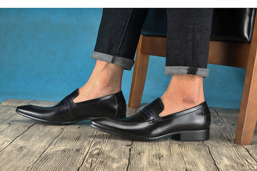 Zapatos de Cuero para Hombre Mocasines Elegantes - Image 11