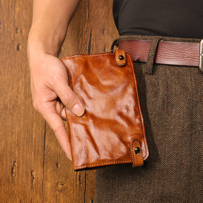 Billetera Larga de Cuero Vacuno Premium Pintada a Mano para Hombre - Image 18