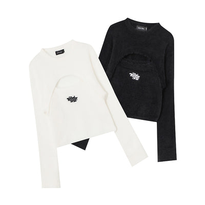 Conjunto de Dos Piezas: Blusa Manga Larga con Tirantes Ajustables - Image 12