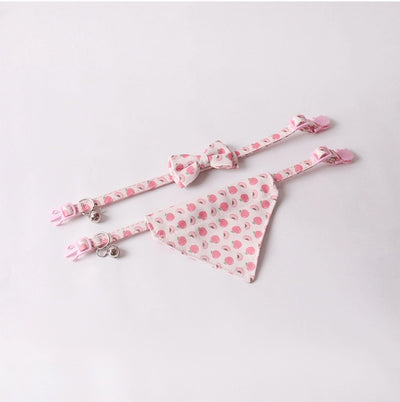 Collar Triangular para Mascota Serie Frutas Coloridas con Moño - Image 31