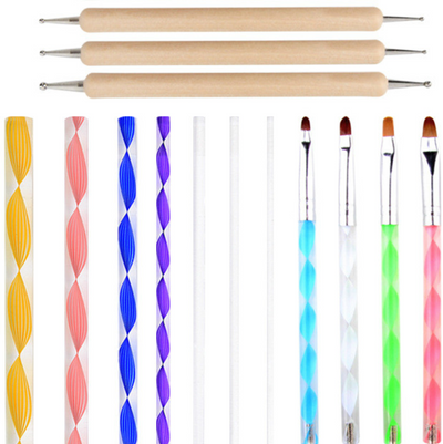 Set de 18 Herramientas de Precisión para Diseño de Uñas - Image 7