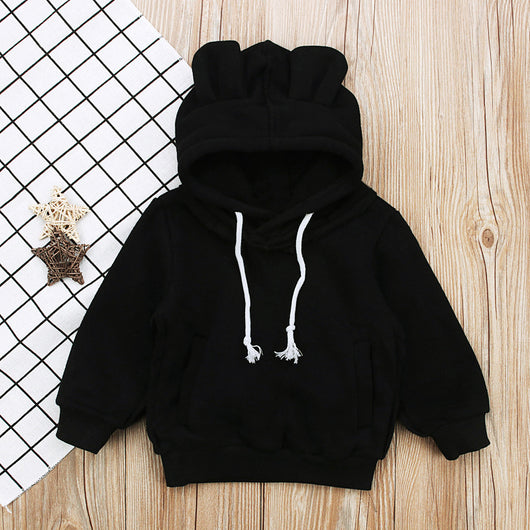 Sudadera con Capucha y Orejas de Osito - Manga Larga en Felpa - Image 8