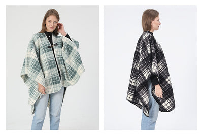 Manta Térmica Elegante de Cuadros para Primavera, Otoño e Invierno - Image 12