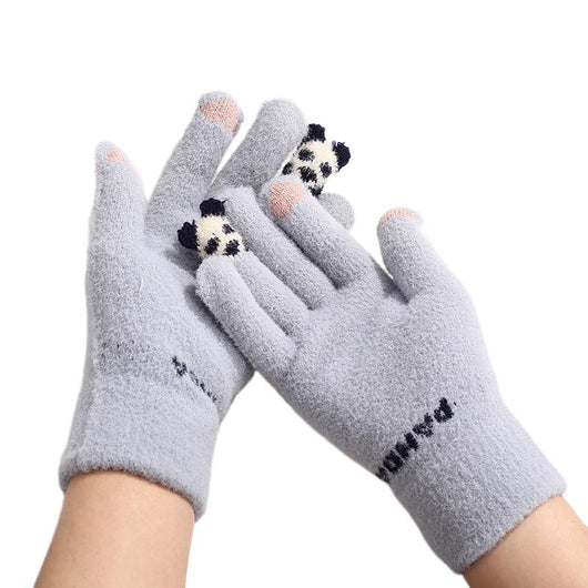 Guantes de Invierno para Mujer con Pantalla Táctil - Lana Sintética Gruesa y Calidez - Image 4