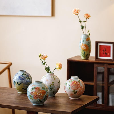 Florero Hidropónico de Cerámica Artesanal Jingdezhen Estilo Retro Chino - Image 14