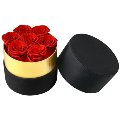 Caja de Regalo Navideña con Rosas Preservadas Hug Bucket - Image 26