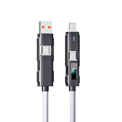 Cable USB-C 4 en 1 con Pantalla Digital y Carga Rápida PD - Image 12