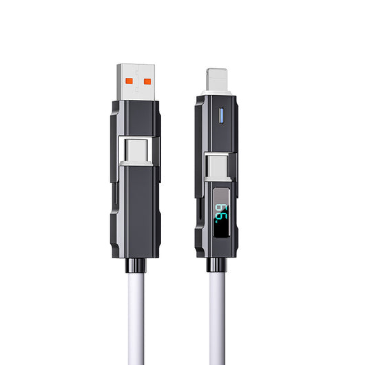Cable USB-C 4 en 1 con Pantalla Digital y Carga Rápida PD - Image 12