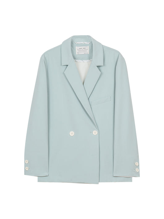 Blazer Fino con Puños Contrastantes de Confección Exquisita - Image 2