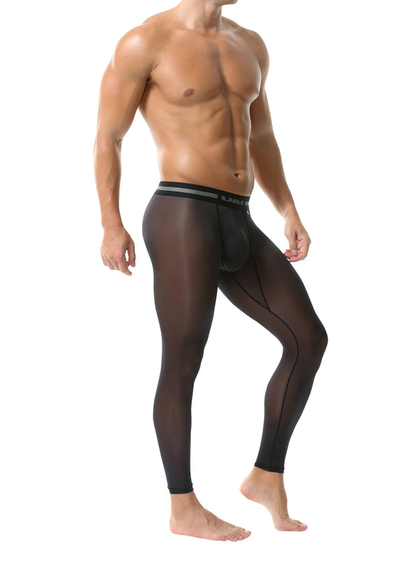 Pantalones Base Layer Ultradelgados Transparentes para Fitness