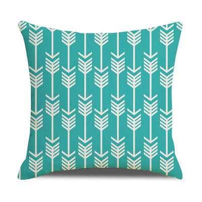 Funda de Almohada Lino Geometría Simple - Diseño Moderno para Sofá y Hogar - Image 37