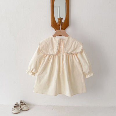 Vestido Infantil Coreano con Bordado de Conejo Animado - Image 27