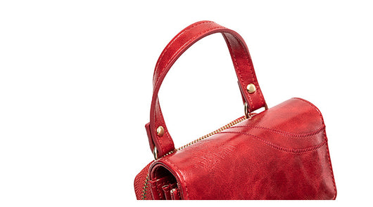 Bolso Bandolera de Cuero Encerado Estilo Coreano con Borlas para Mujer - Image 17