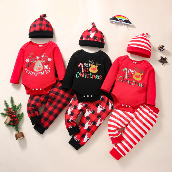 Conjunto Infantil Estampado Casual sin Capucha