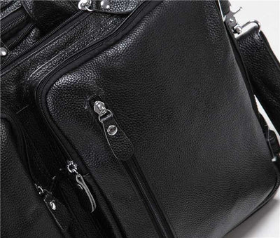 Bolso Multifuncional de Cuero para Hombre - Image 8