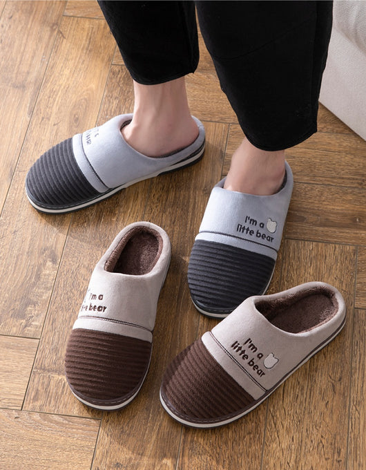 Pantuflas Cálidas para Hombre Talla Grande - Algodón Antideslizante - Image 14