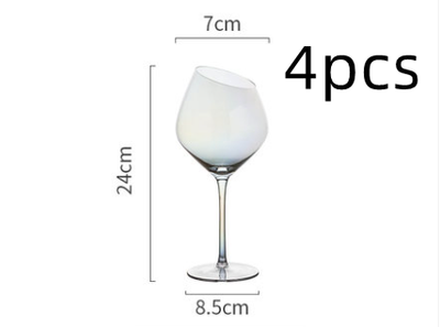 Copa de Vino Cristal Premium con Boca Oblicua - Juego de Copas para Vino Tinto y Champagne - Image 8