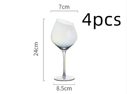 Copa de Vino Cristal Premium con Boca Oblicua - Juego de Copas para Vino Tinto y Champagne - Image 8